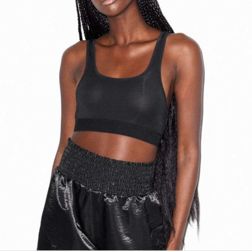 NWOT American Apparel shimmery high waist shorts